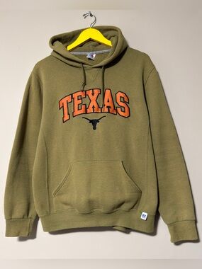 Russell Athletic Texas Longhorns green hoodie Size M